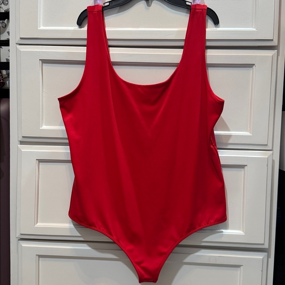 Express Women's Red Bodysuit